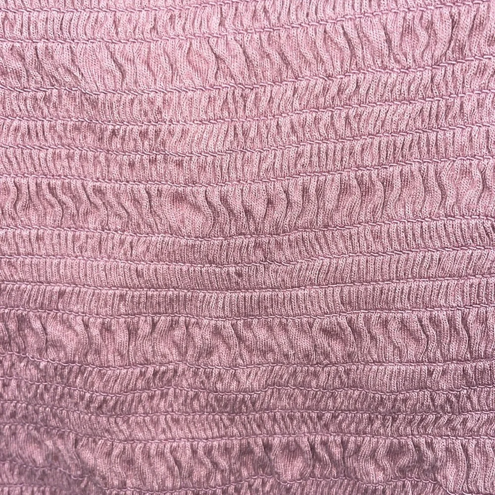 Aéropostale Dark Pink Dusty Rose Off the Shoulder Smocked XL Junior’s Top
